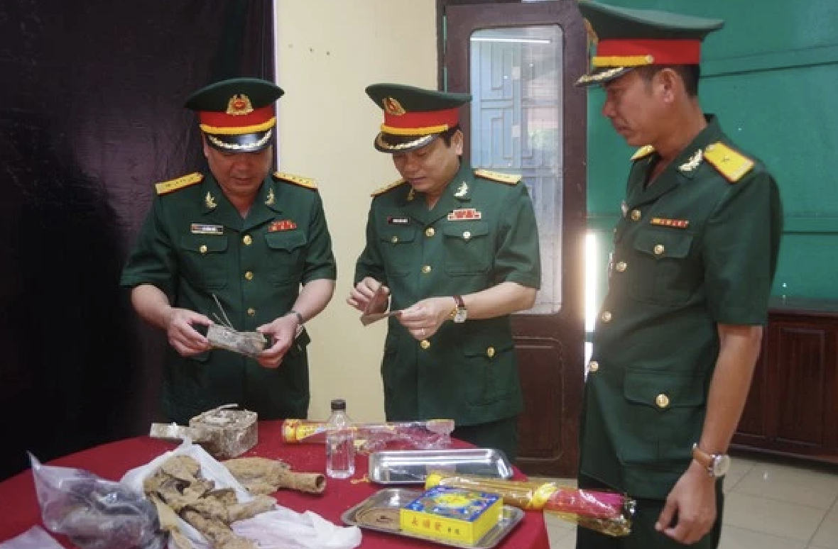 Phát hiện 3 hài cốt liệt sĩ ở Thành cổ Quảng Trị