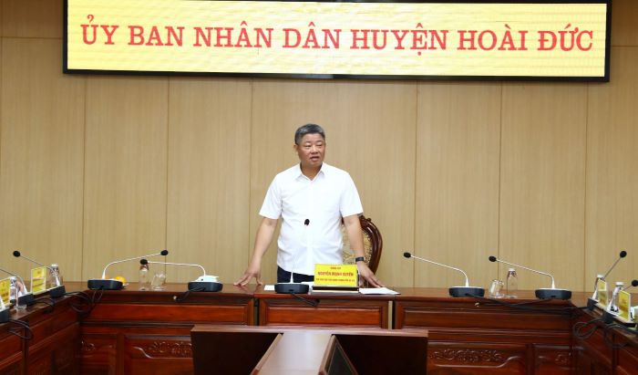 Huyện Hoài Đức còn 4 tiêu chí để lên quận