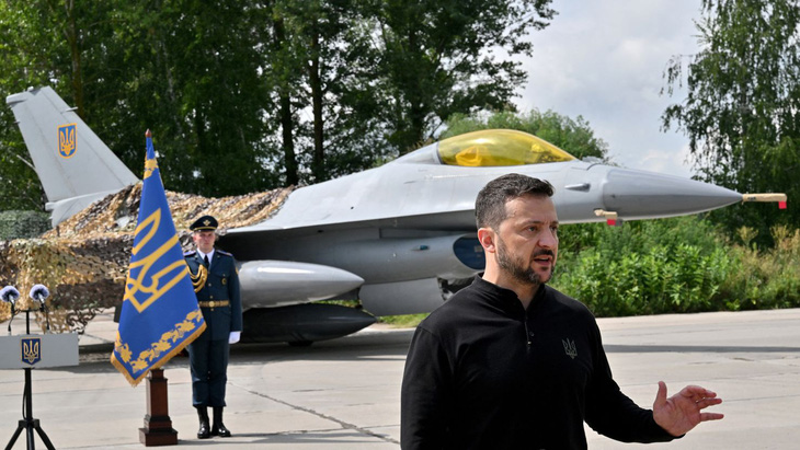 Ông Zelensky: Tiêm kích F-16 đã ra trận, đẩy lùi tên lửa và drone Nga