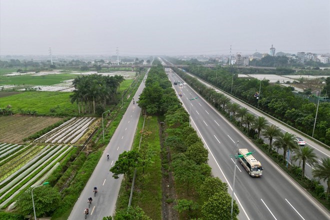 Tuyến đường mới rộng 6 làn xe, dài gần 4km ở huyện Đông Anh