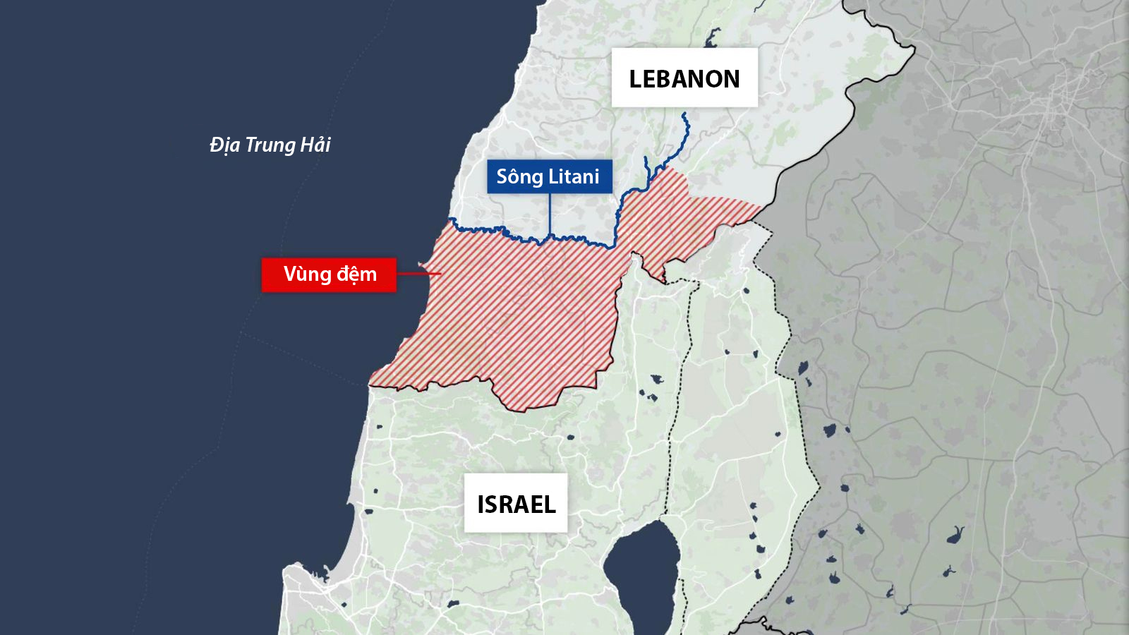 Con sông trở thành tâm điểm trong xung đột Israel - Hezbollah