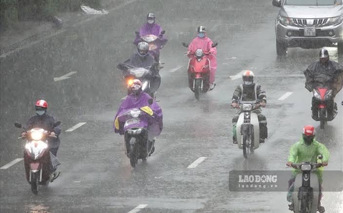 Dự báo khu vực mưa dông hôm nay, có nơi mưa to trên 100mm