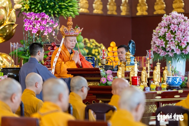 Lễ trai đàn chẩn tế siêu tiến anh linh các liệt sĩ ở Học viện Phật giáo tại TP.HCM