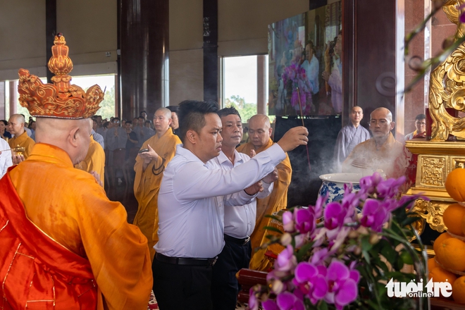 Lễ trai đàn chẩn tế siêu tiến anh linh các liệt sĩ ở Học viện Phật giáo tại TP.HCM