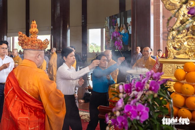 Lễ trai đàn chẩn tế siêu tiến anh linh các liệt sĩ ở Học viện Phật giáo tại TP.HCM