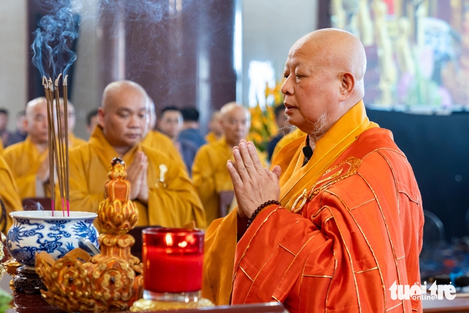 Lễ trai đàn chẩn tế siêu tiến anh linh các liệt sĩ ở Học viện Phật giáo tại TP.HCM