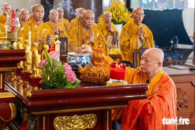 Lễ trai đàn chẩn tế siêu tiến anh linh các liệt sĩ ở Học viện Phật giáo tại TP.HCM