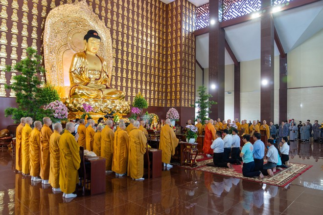 Lễ trai đàn chẩn tế siêu tiến anh linh các liệt sĩ ở Học viện Phật giáo tại TP.HCM