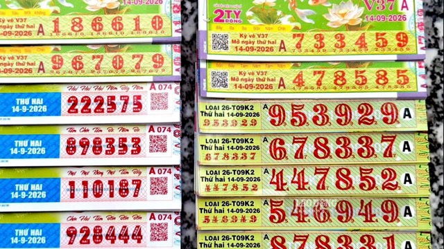 Kết quả xổ số hôm nay ngày 14.9: TPHCM, Đồng Tháp, Cà Mau