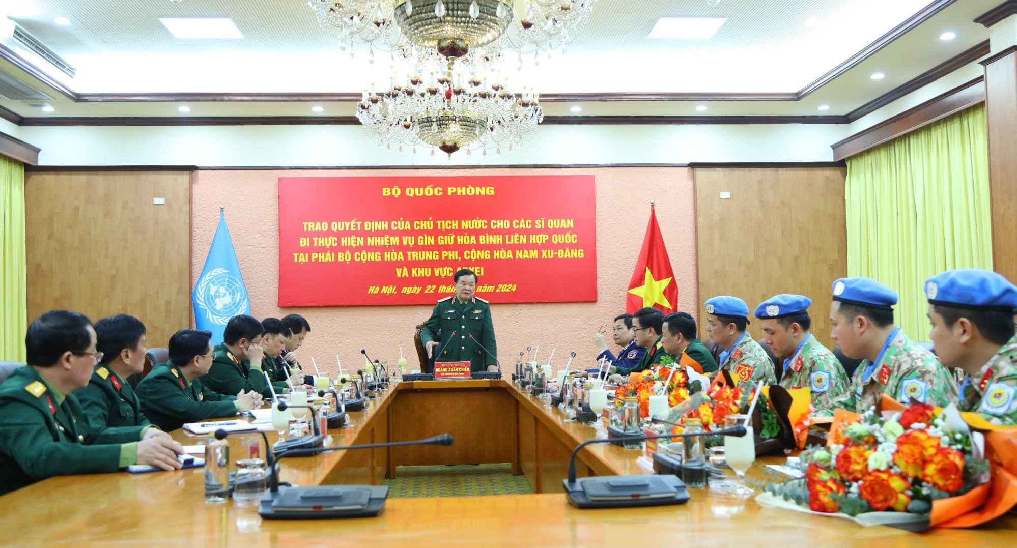 Việt Nam cử thêm 4 sĩ quan tham gia gìn giữ hòa bình Liên Hợp Quốc