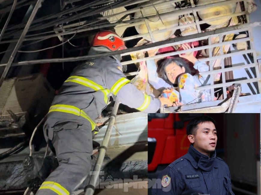 Chiến sĩ PCCC kể phút cứu 3 người mắc kẹt trong đám cháy ở Hà Nội