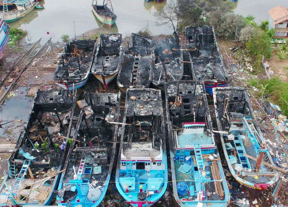 Nhiều chủ tàu trong vụ cháy 11 tàu cá mòn mỏi đợi giải quyết bảo hiểm