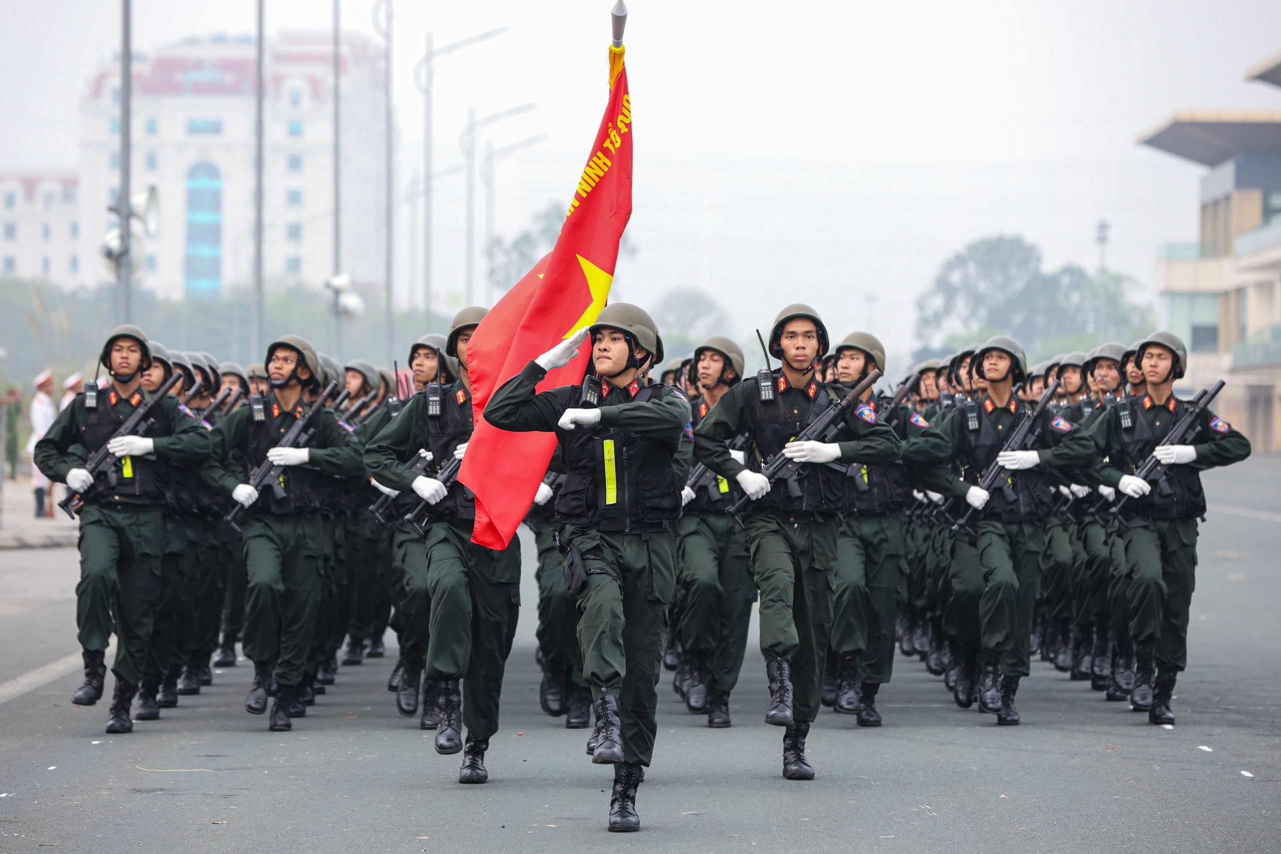 Sẵn sàng cho lễ kỷ niệm 50 năm truyền thống lực lượng Cảnh sát cơ động