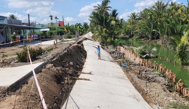 Vào nơi sụt lún, sạt lở chưa từng thấy tại Bạc Liêu