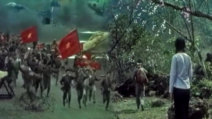 Phía sau cảnh quay hàng nghìn người lính Điện Biên trong ngày chiến thắng ở phim “Hoa ban đỏ”