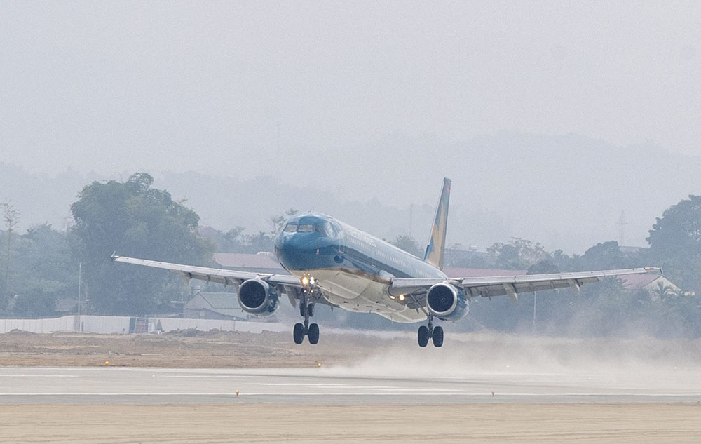 Hủy hàng loạt chuyến bay đi/đến sân bay Điện Biên do hạn chế tầm nhìn