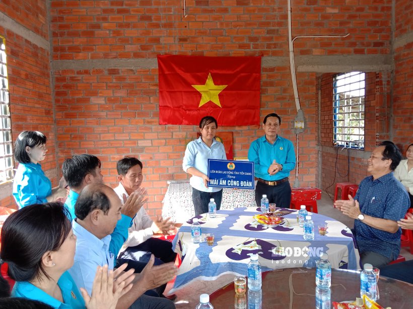 Thêm một Mái ấm Công đoàn cho đoàn viên khó khăn ở Tiền Giang