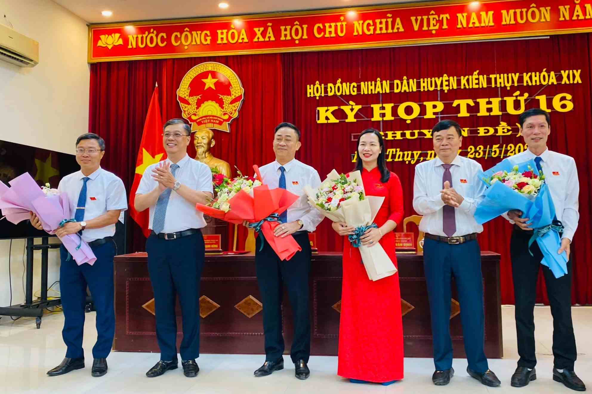 Hải Phòng có tân Chủ tịch UBND huyện Kiến Thụy