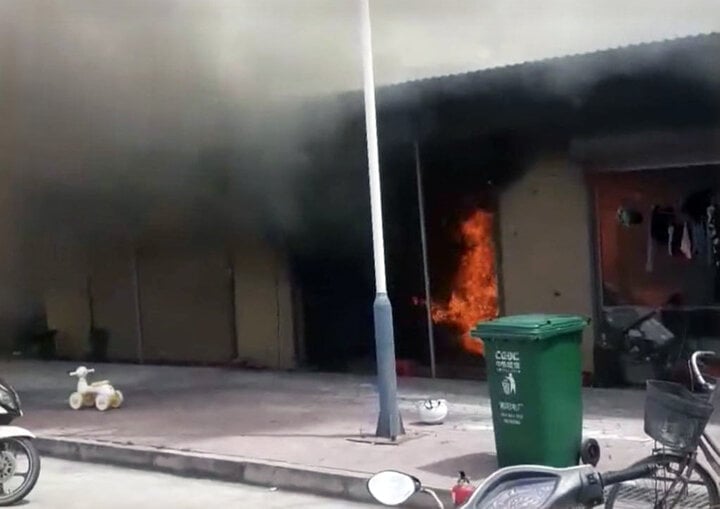 Cháy cửa hàng ăn uống ở Hải Dương, 2 con của chủ quán thương vong