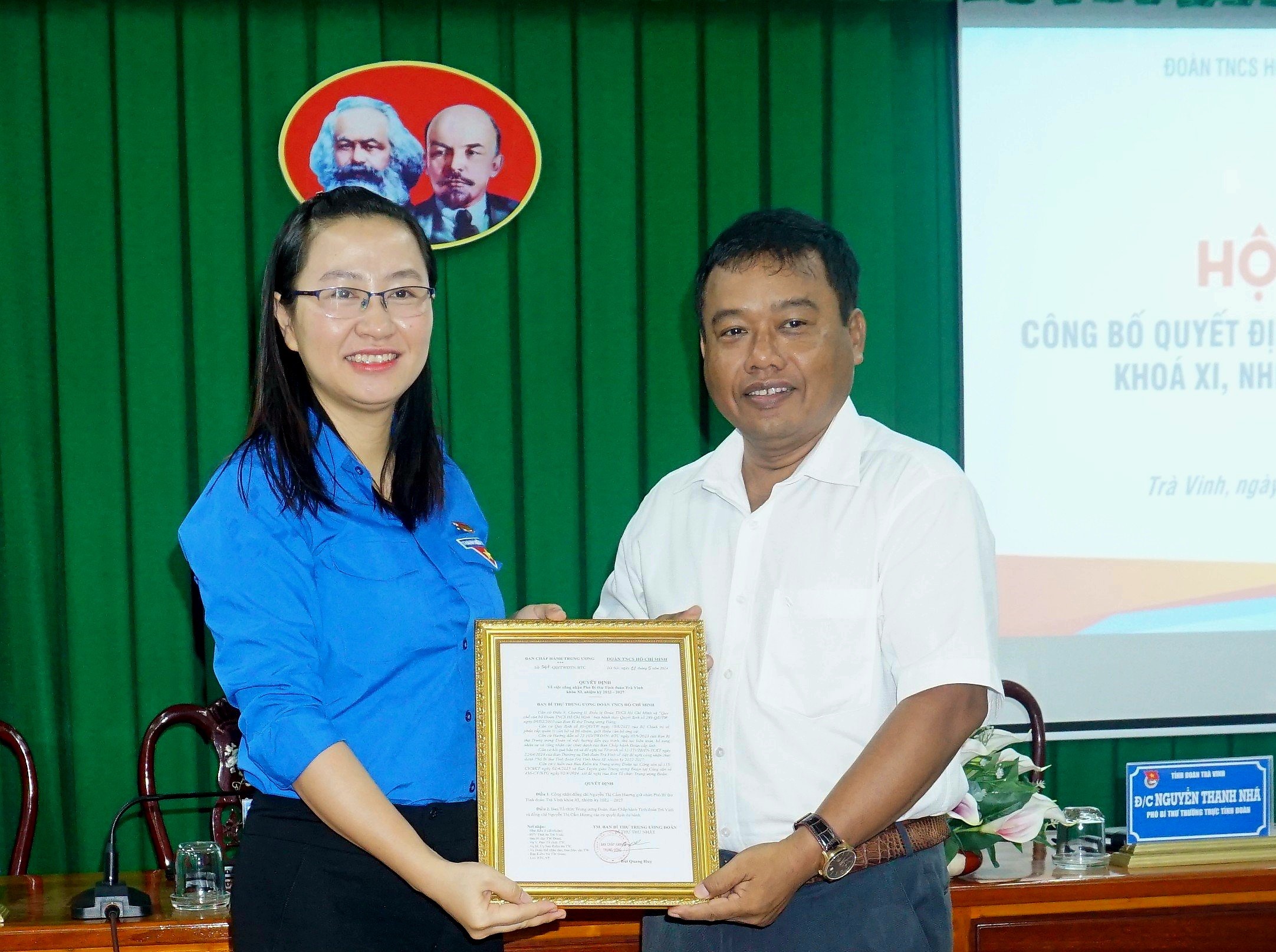 Tỉnh Đoàn Trà Vinh có tân Phó Bí thư