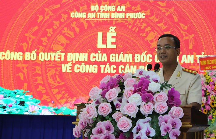 Công an tỉnh Thanh Hóa, Bình Phước đề xuất tặng bằng khen, bổ nhiệm cán bộ