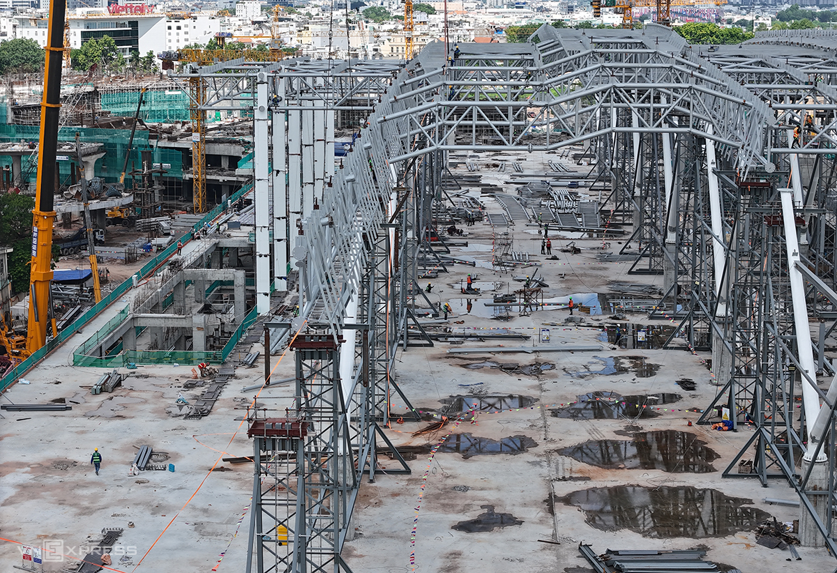 Ga T3 Tân Sơn Nhất hoàn thành 100% khối lượng xây dựng