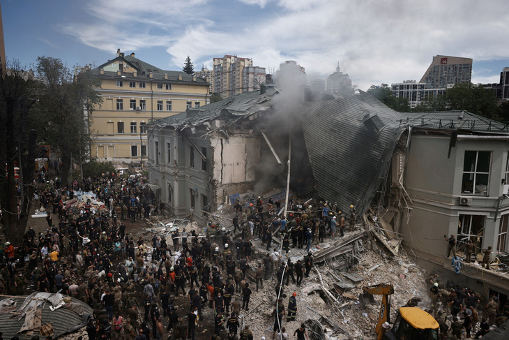 Nga lên tiếng vụ bị tố không kích bệnh viện nhi ở Kiev khiến 18 người thương vong