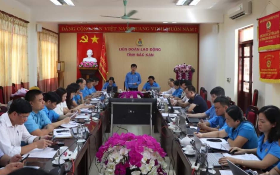 LĐLĐ tỉnh Bắc Kạn tổ chức Hội nghị Ban Chấp hành lần thứ 4
