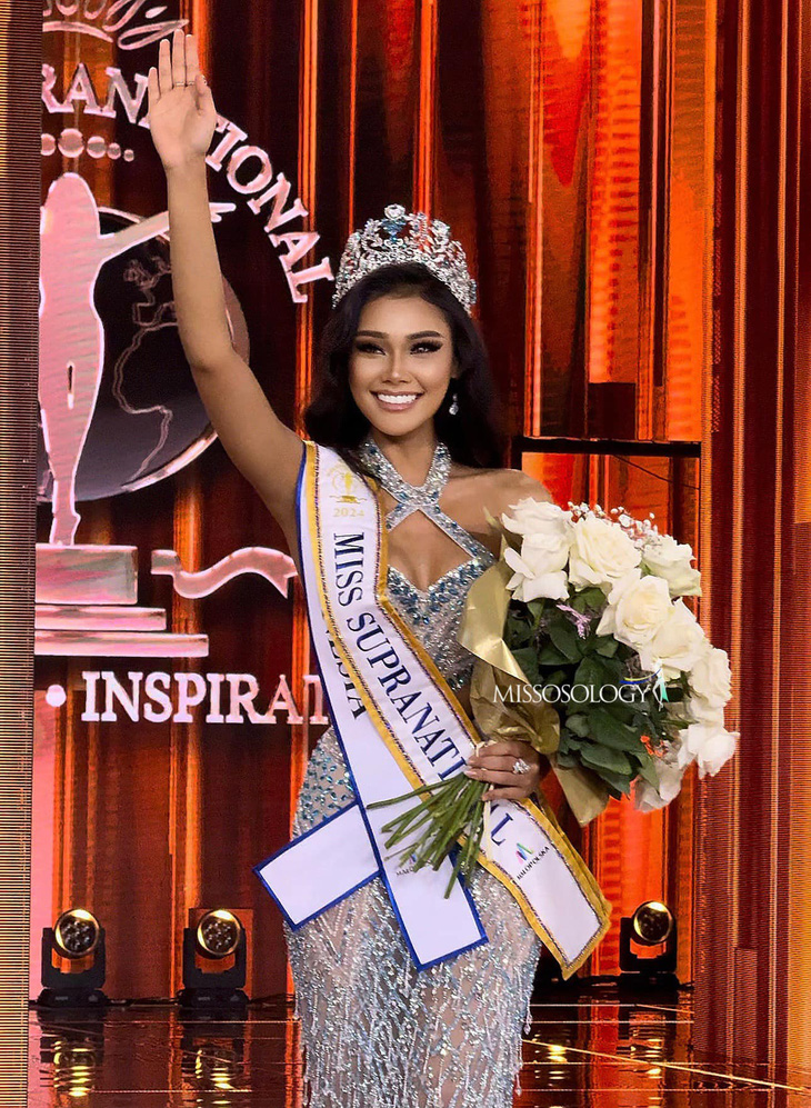 Người đẹp Indonesia đoạt vương miện Hoa hậu Siêu quốc gia 2024, Lydie Vũ ra về tay trắng